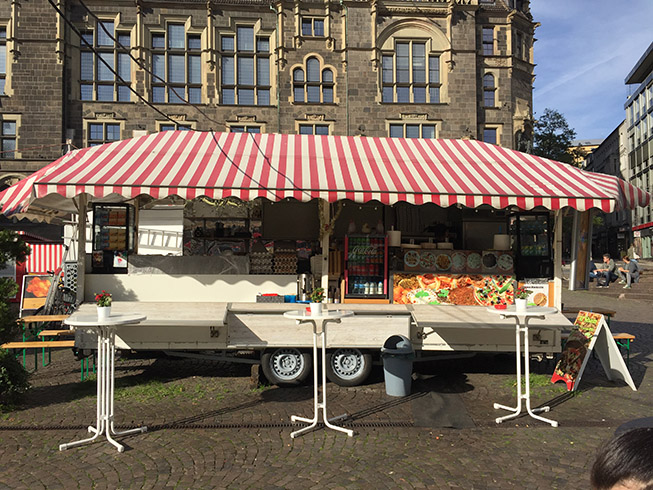 Pizza - arabischer Imbiss